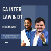 CA Inter DT & Law | Combo Regular batch By CA Vijay Sarda & CA Darshan Khare | For Jan 26 & May 26 Exams